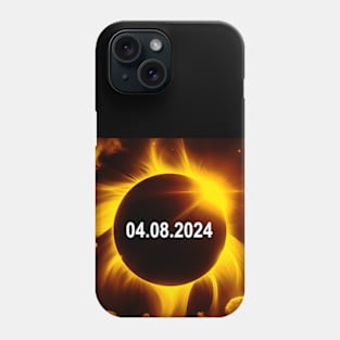 Total Solar Eclipse April 8, 2024 American Eclipse Phone Case