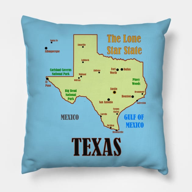 Texas Pillow by Pr0metheus