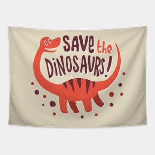 Save the Dinosaurs Tapestry