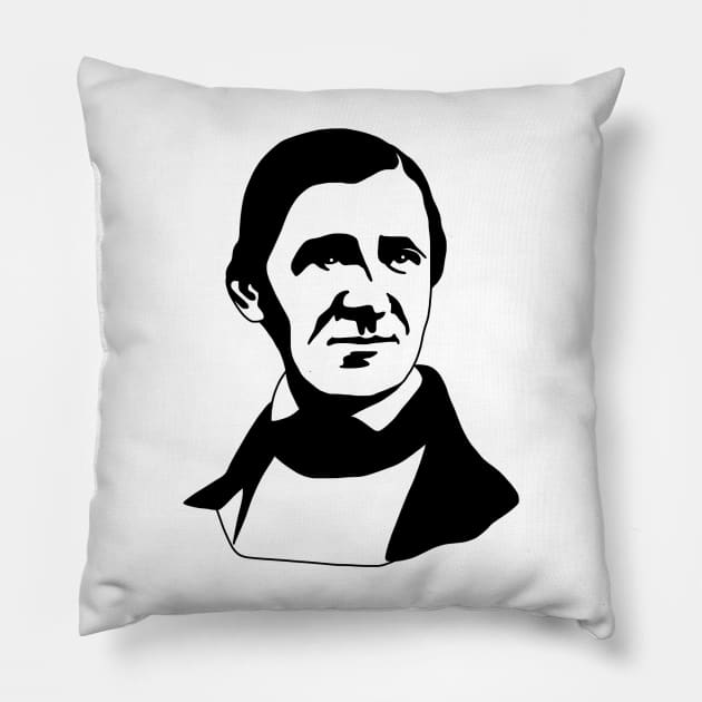 Ralph Waldo Emerson Pillow by faiiryliite