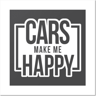 Car Gifts For Men Cars Make Me Happy  Art Board Print for Sale by  AlphaDist2