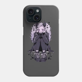 Pastel Goth Cute Girl Phone Case