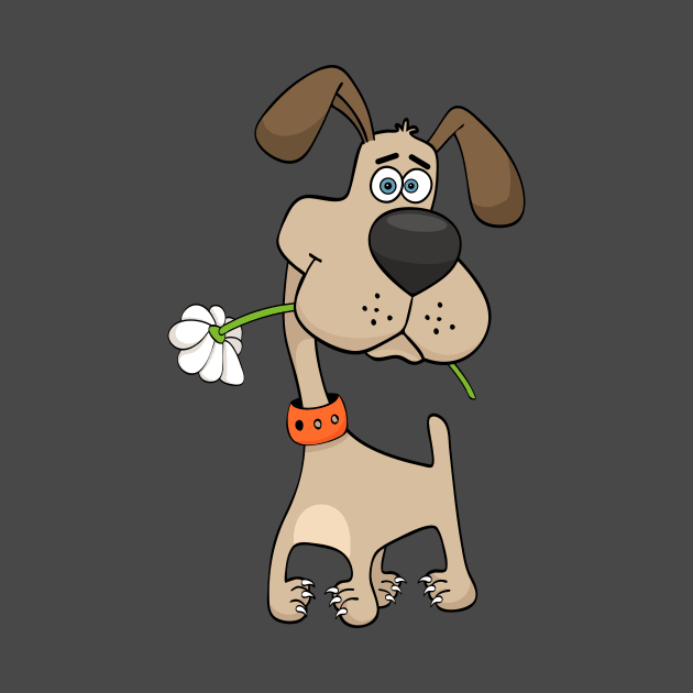 Flower Dog by JunkyDotCom