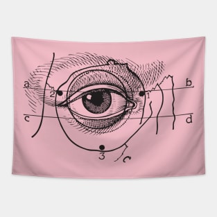 eye anatomy face Tapestry