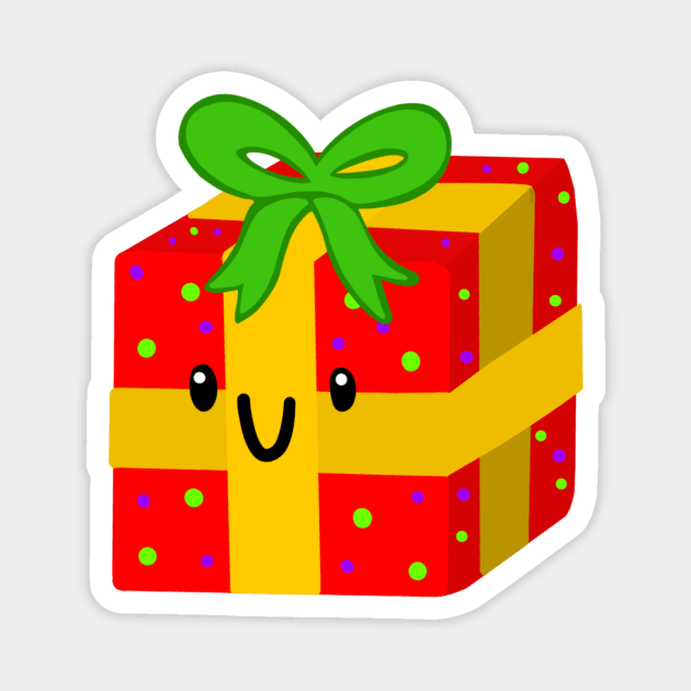 Christmas Present Magnet by nuggetstump