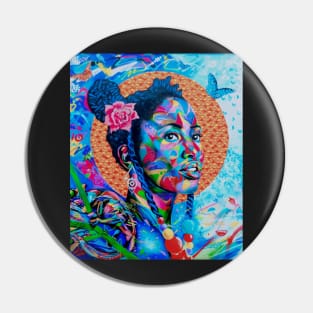 Beautiful African woman Pin