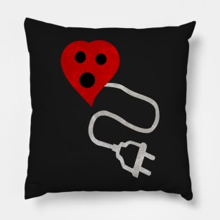 retro Couple love Pillow