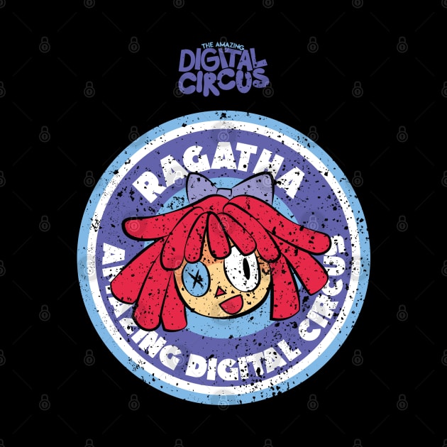 RAGATHA CIRCLE EMBLEM: THE AMAZING DIGITAL CIRCUS (GRUNGE STYLE) by FunGangStore