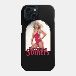 suzanne somers>>original retro fan art Phone Case