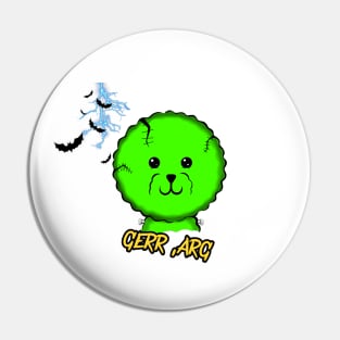 Frankenstein Bichon Frise Pin