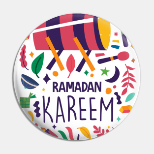 Ramadan Kareem Muslim Celebration Day Pin