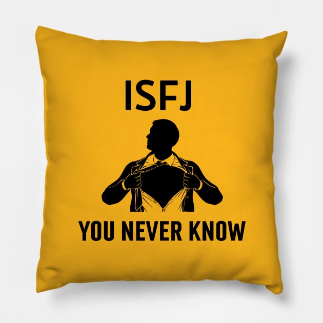 ISFJ Superhuman Pillow by James Zenrex