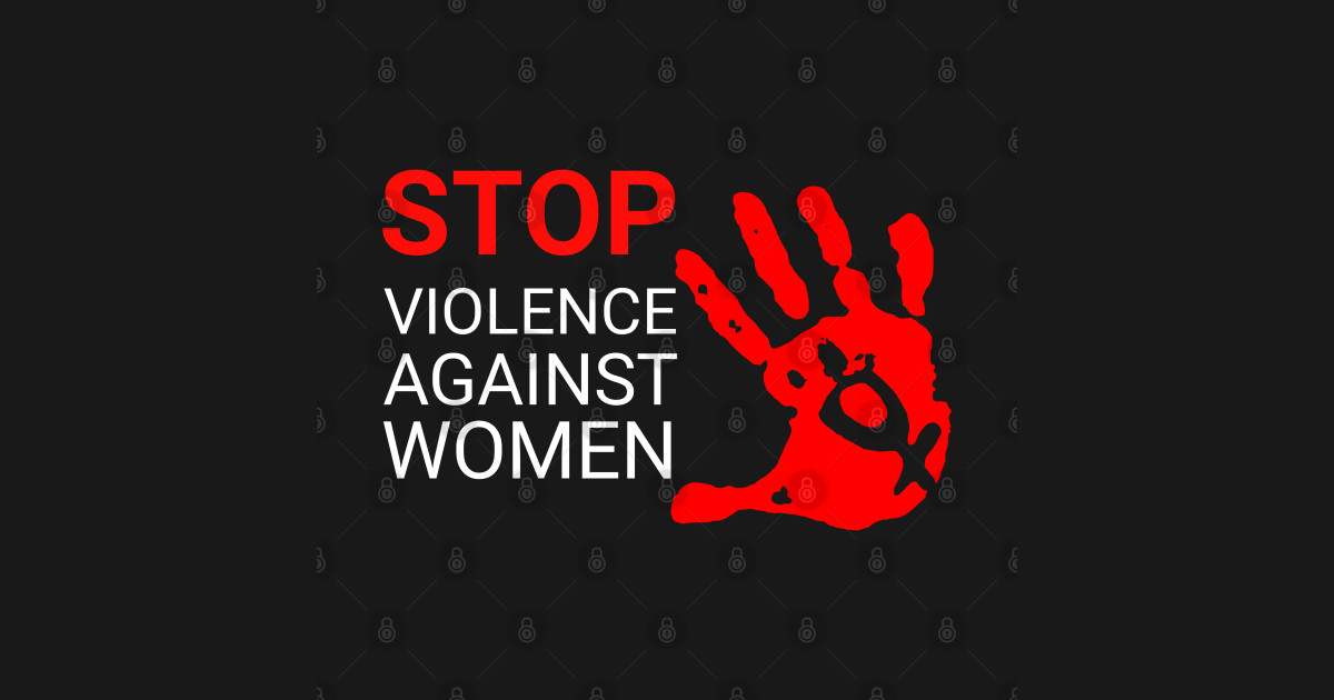 Stop Violence Against Women Stop Violence Against Women Sticker 2594