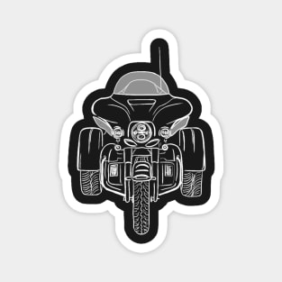 Motorbike: Trike bike Magnet