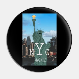 NYClear world Pin