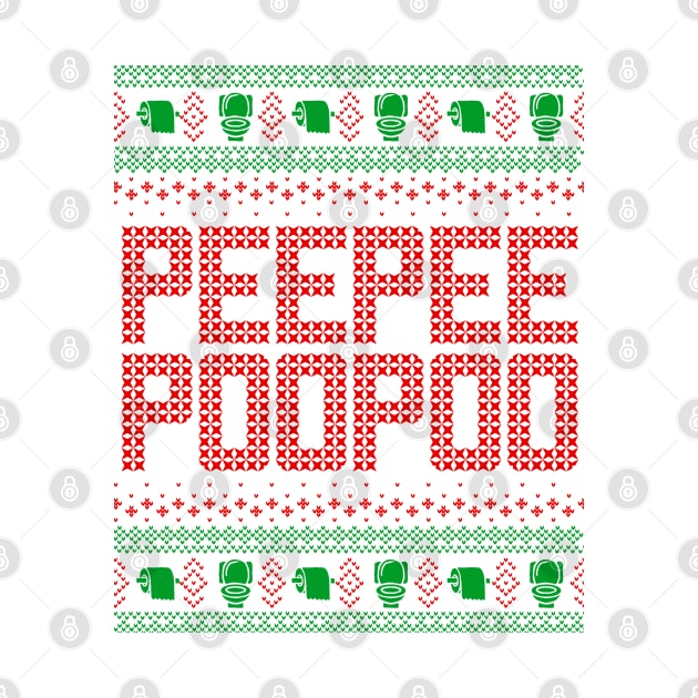 Peepeepoopoo Tacky Ugly Christmas Sweater by TrikoGifts