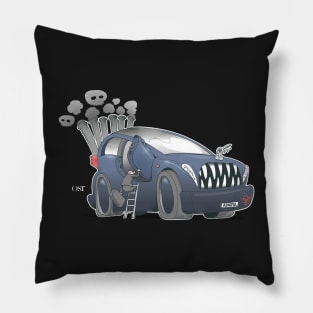 Big oil-spending car Pillow