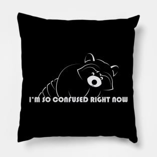 Raccoon - Im So Confused Right Now - 02 Pillow