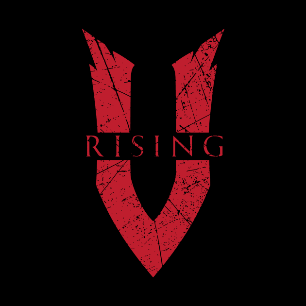 V Rising (red distressed) by korstee