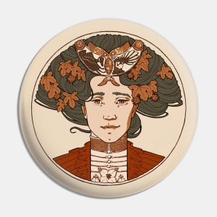 Canada Spirit Art Nouveau (for bright shirts) Pin