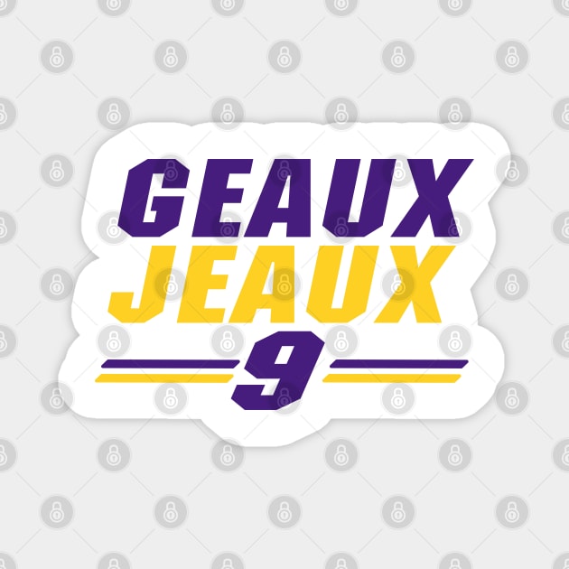 Joe Burreaux _GEAUX JEAUX_Shirt Go Tigers Shirt Joe Burrow Magnet by Attia17