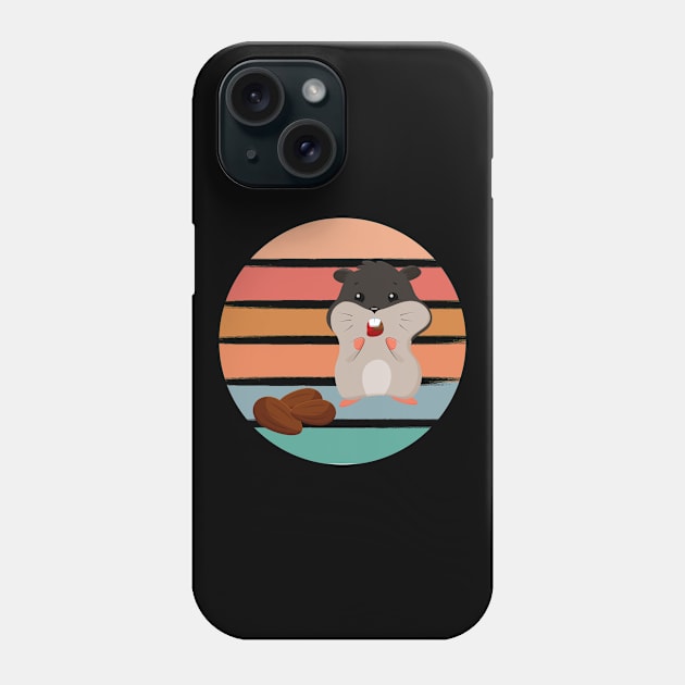 Cute Eating Hamster Phone Case by shirtsyoulike