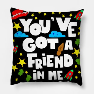 you ve got a friend in me with stars and toys Pillow