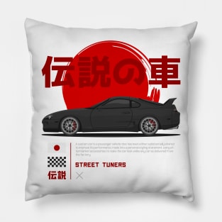 Street Tuner Black Supra mk4 Pillow