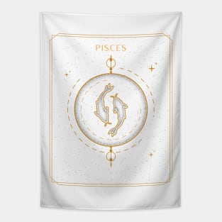 Pisces | Astrology Zodiac Sign Design Tapestry