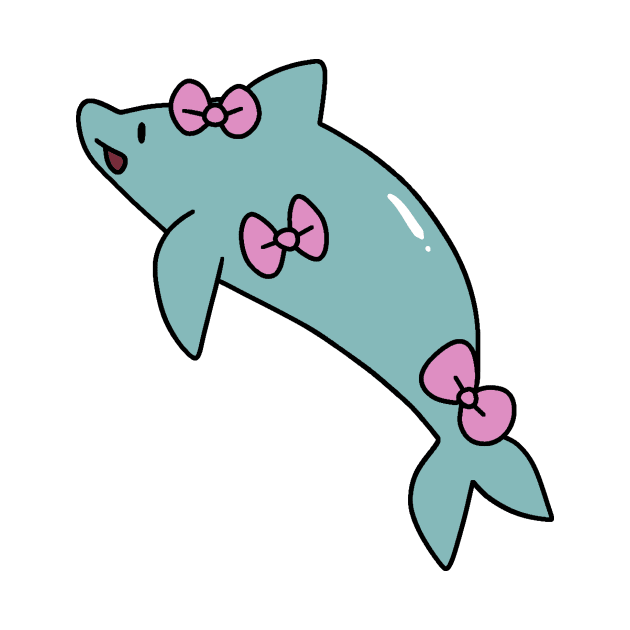 Dolphin Covered in Pretty Bows by saradaboru