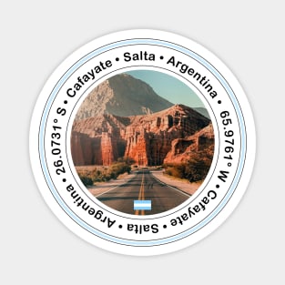 Cafayate Circle Design Magnet