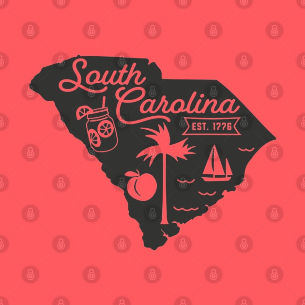 State of South Carolina Graphic Tee by MN Favorites