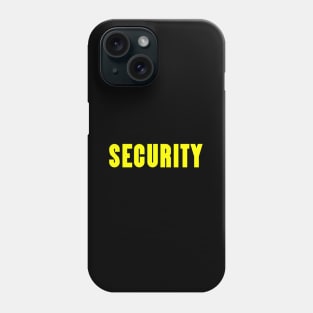 Security Guard For Security Staff Phone Case