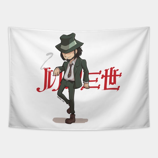 Jigen Daisuke - Lupin III Tapestry by Hayde