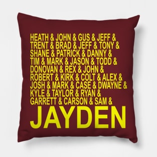 Washington Commanders Quarterbacks Pillow