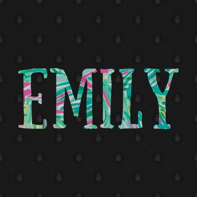 "Emily" Pink and Green Floral - Customizable by broadwaygurl18