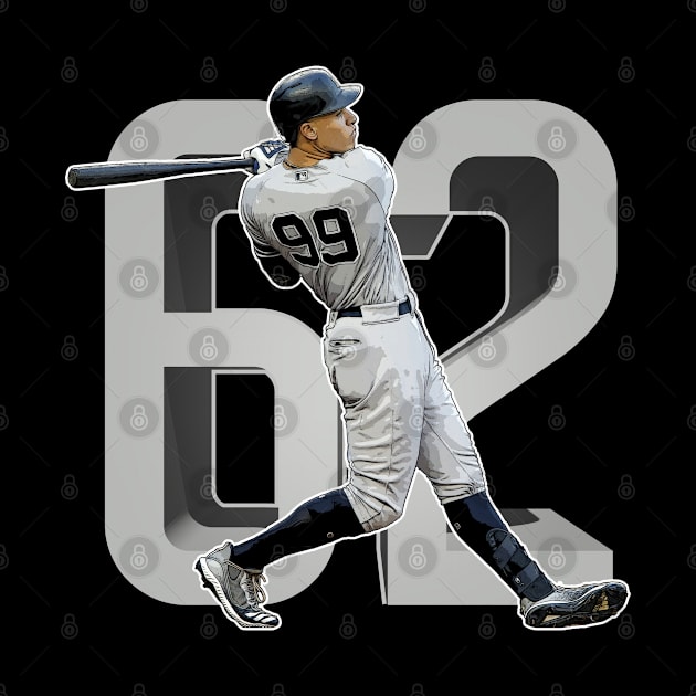 Aaron Judge Home Run Champ 62 Yankees by GAMAS Threads