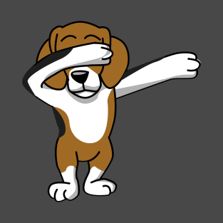 Cute Dabbing Beagle Dab Dance T-Shirt