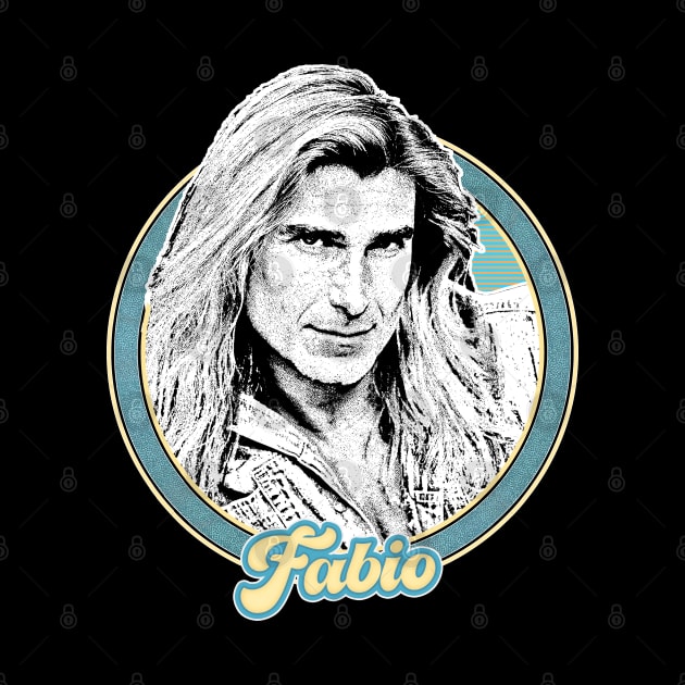 Fabio // Retro 90s Aesthetic Fan Design by DankFutura