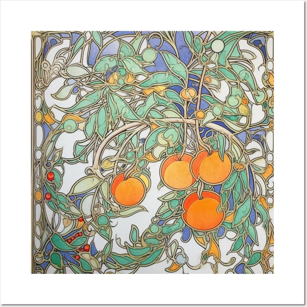 Tangerine - Art Nouveau - Posters and Art Prints