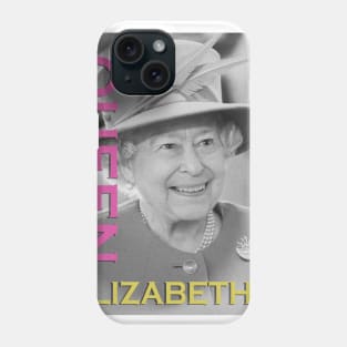 queen elizabeth ii portrait Phone Case