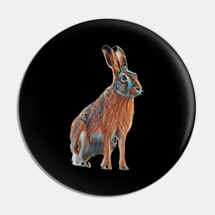 Hare - Woodland Themed Kids Room, Funny Gifts For Forester, Cute Animals Pin