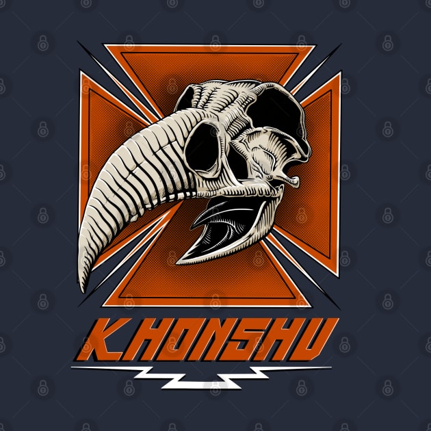 Khonshu skull by sk8rDan