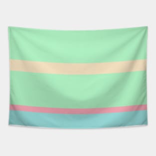 A sensational customization of Soft Pink, Robin'S Egg Blue, Light Mint and Pale Peach stripes. Tapestry