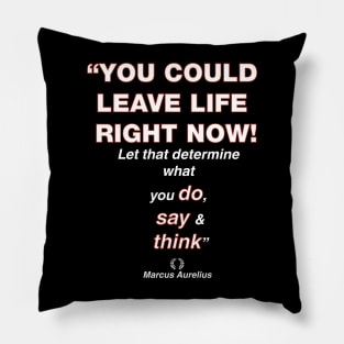 Marcus Aurelius Quote Pillow