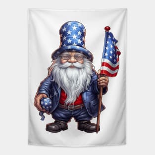 4th of July Gnome #4 Tapestry