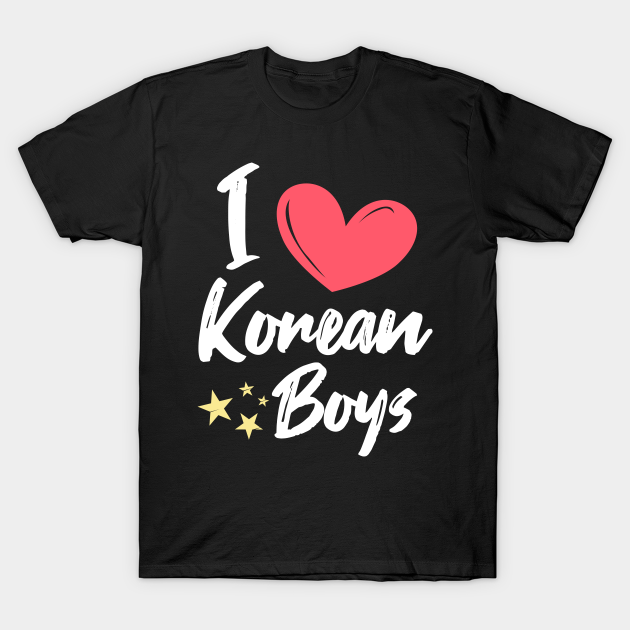 Discover I love korean boys - Kpop - T-Shirt