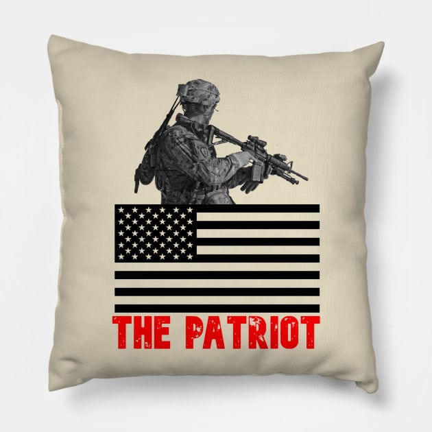 THE PATRIOT Pillow by Cataraga