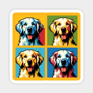 Golden Retriever Pop Art - Dog Lover Gifts Magnet