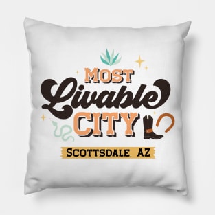 Most Livable city Pillow